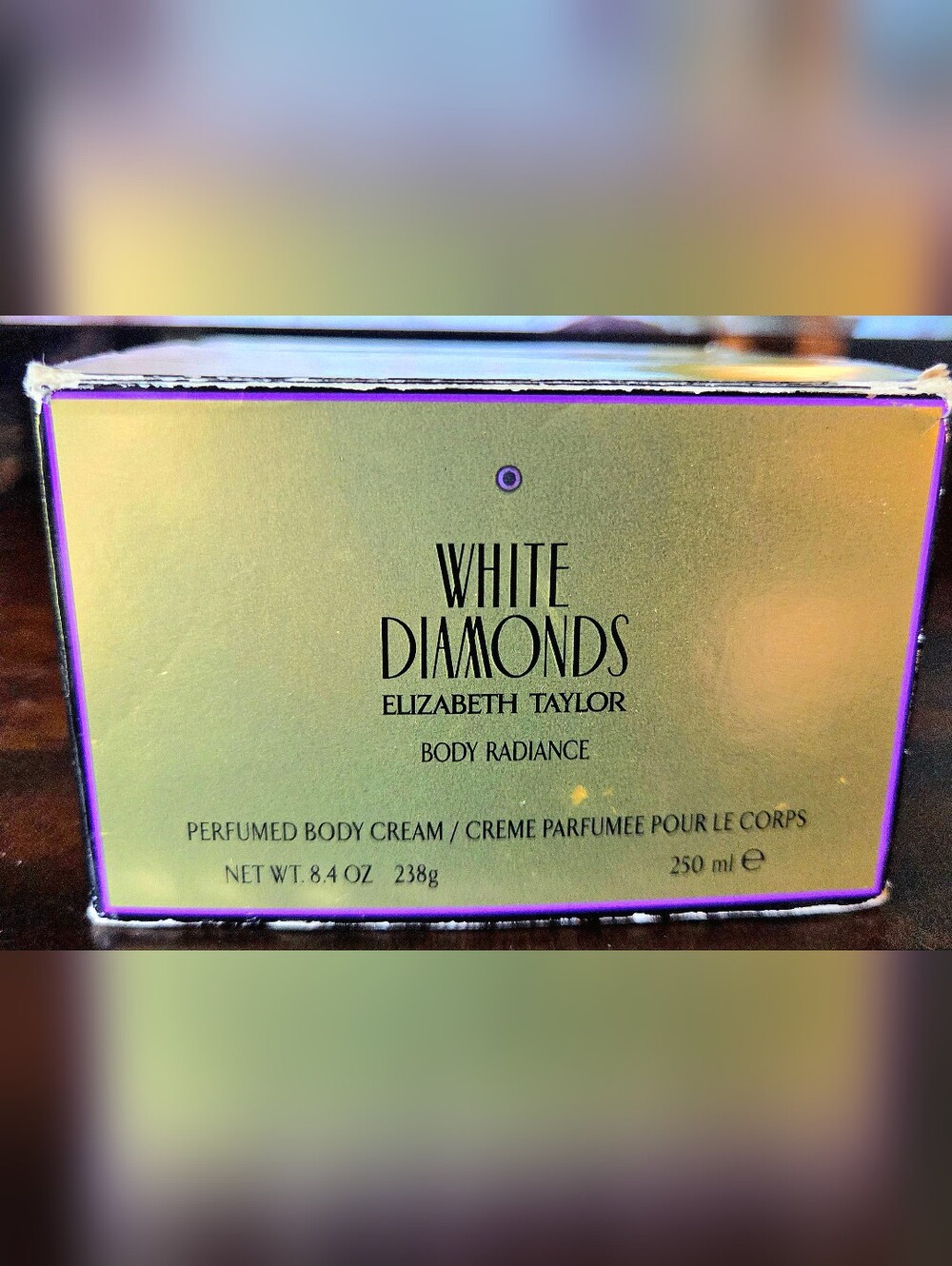 Vtg White Diamonds Body Radiance Perfumed Body Cream 8.4 oz Jar Elizabeth Taylor - Picture 3 of 6